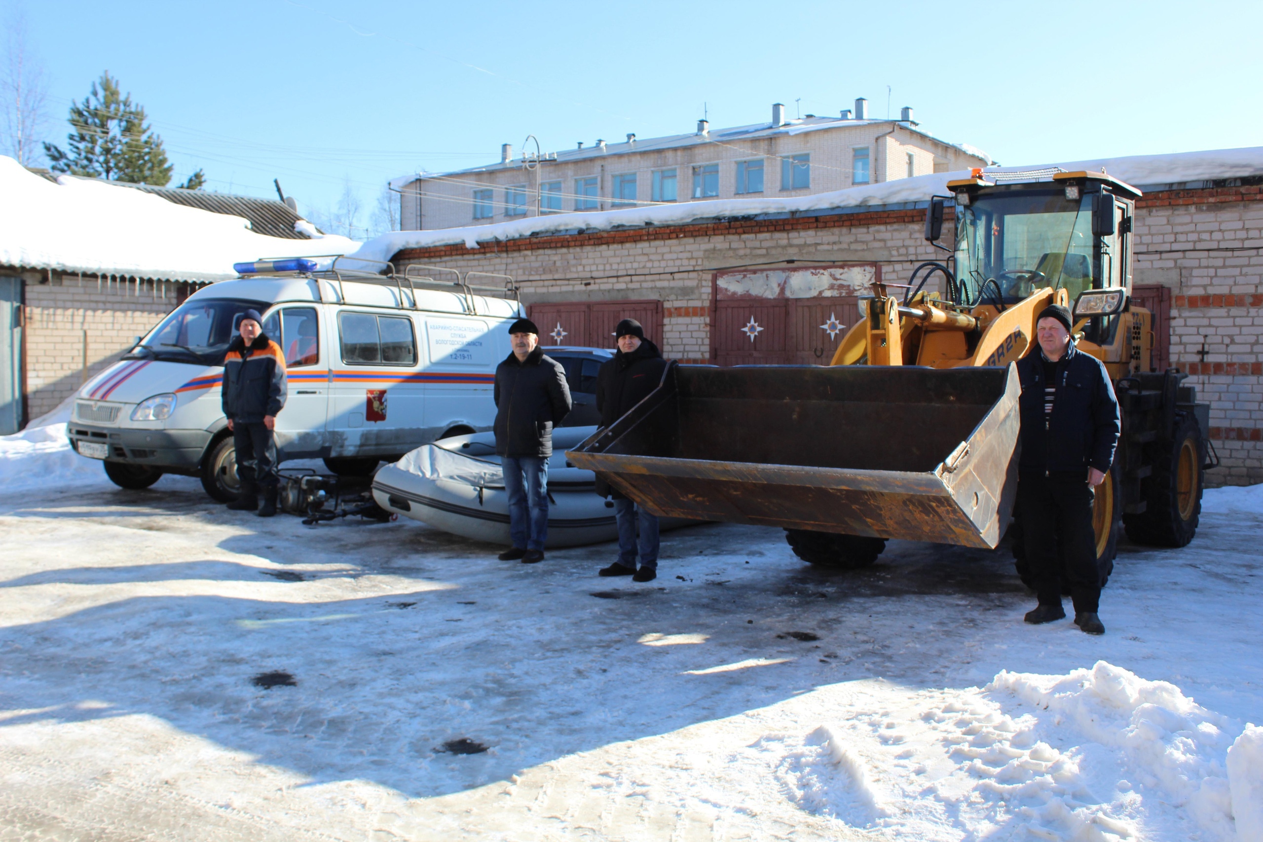 Готовность сил и средств к паводку проверили в Грязовецком округе.