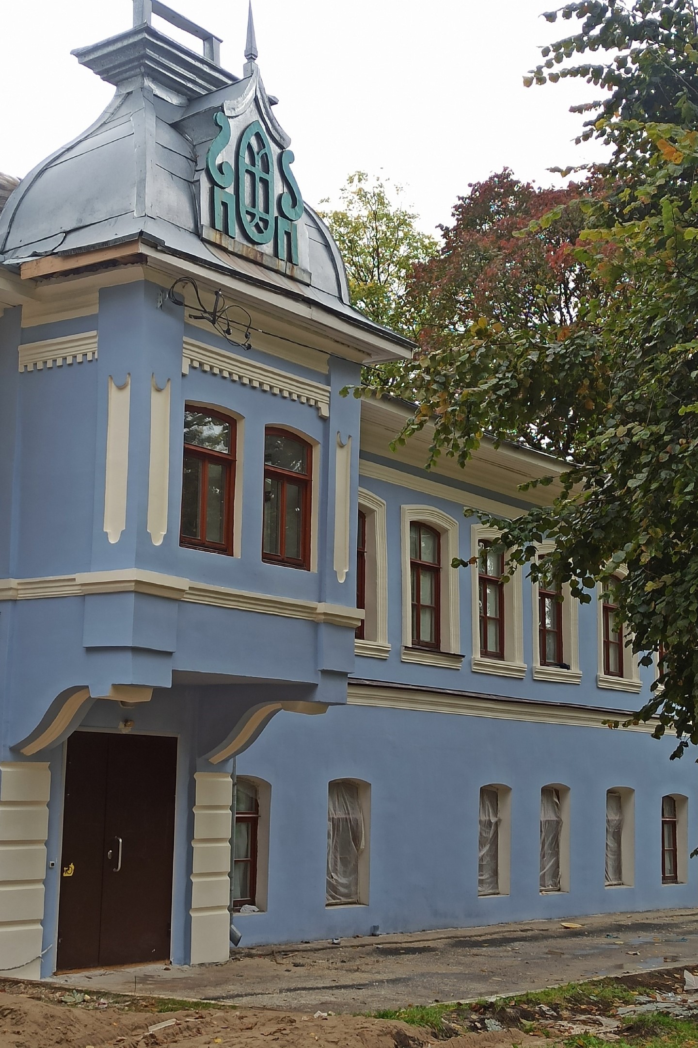 В Грязовецком музее продолжаются ремонтно-реставрационные работы.