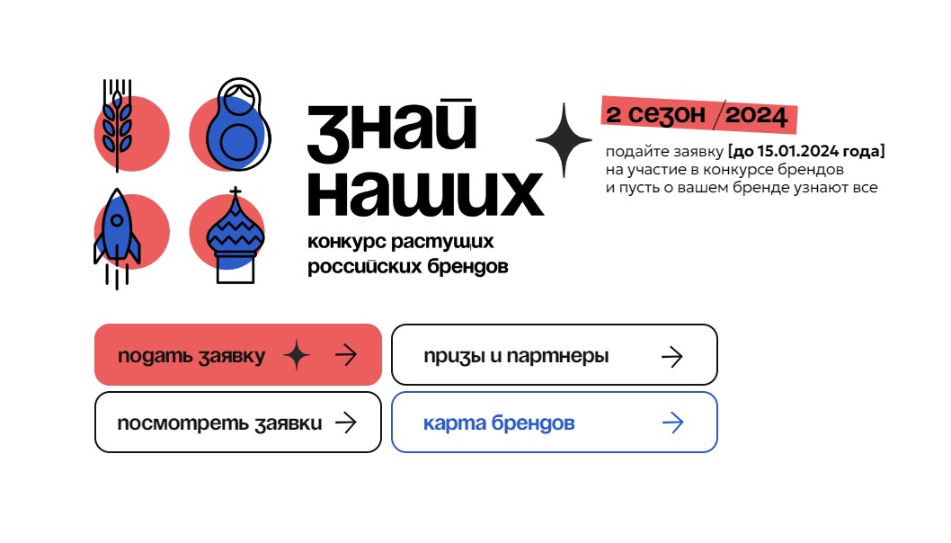 Предприниматели Грязовецкого округа могут принять участие в конкурсе новых российских брендов.