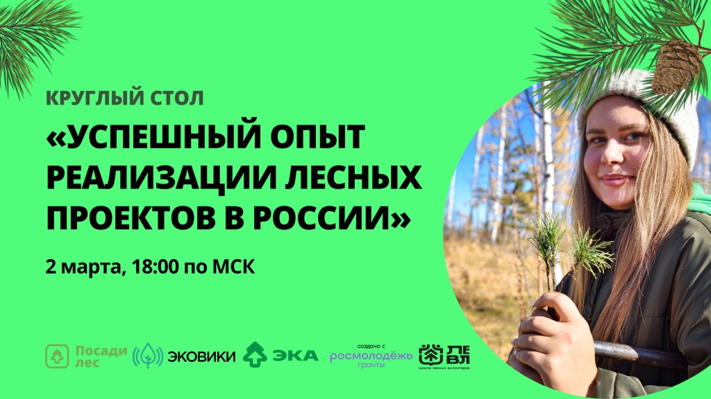 Лесных активистов Вологодской области приглашают на Всероссийский круглый стол для обмена опытом.