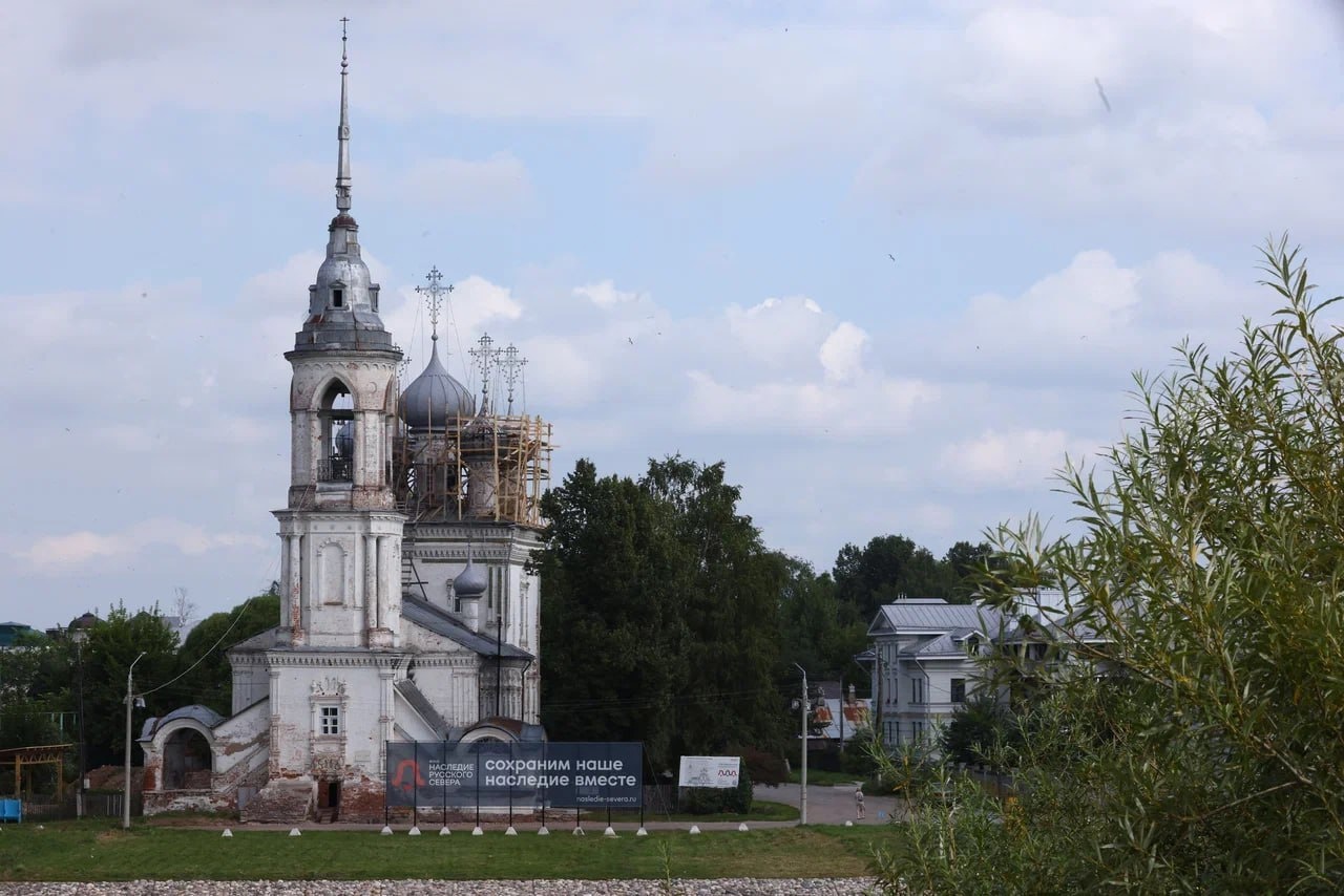 На Вологодчине первый храм реставрируют за счет средств благотворительного фонда «Наследие Русского Севера».