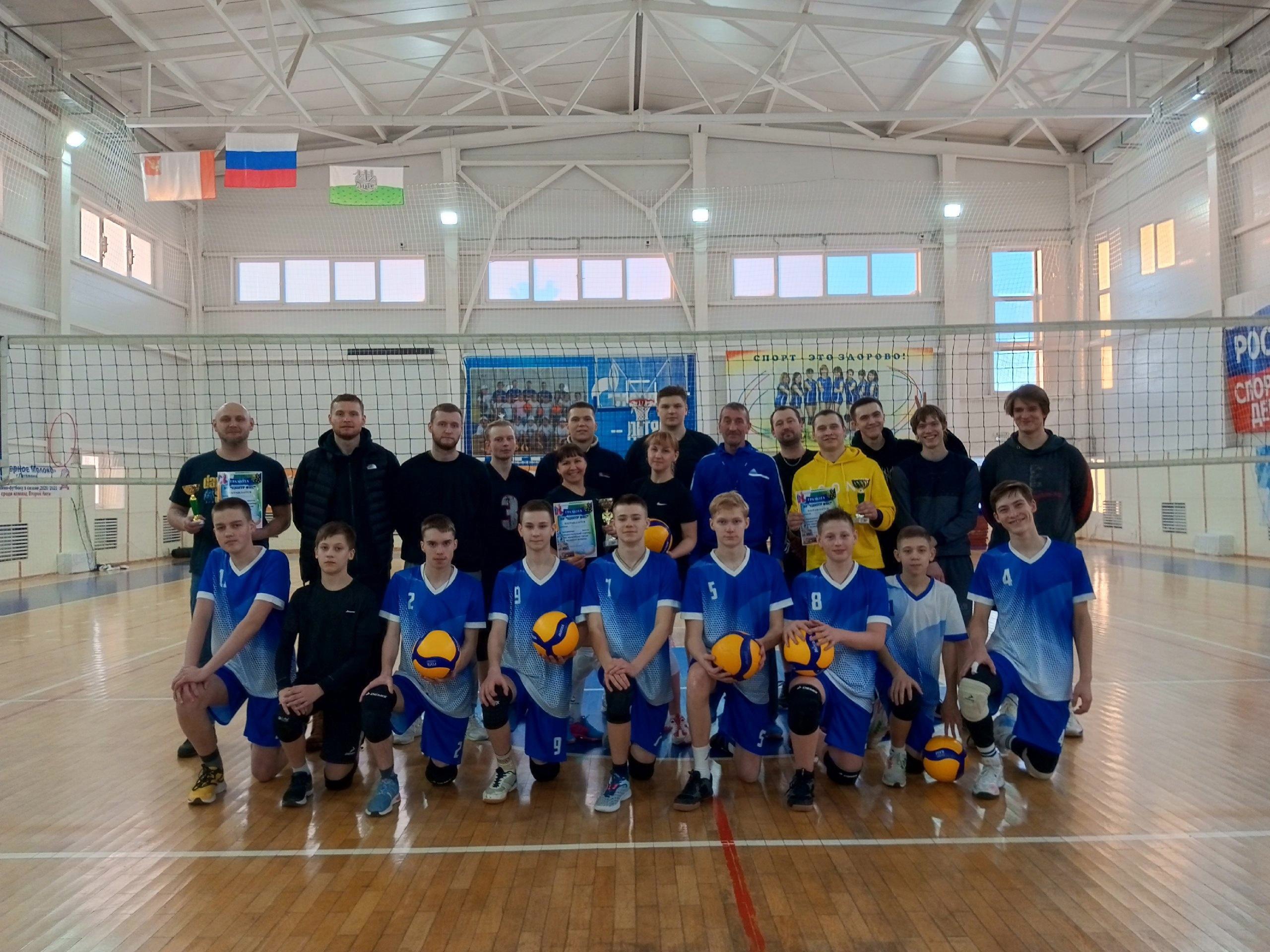 Рождественский турнир по волейболу прошёл в Грязовце.