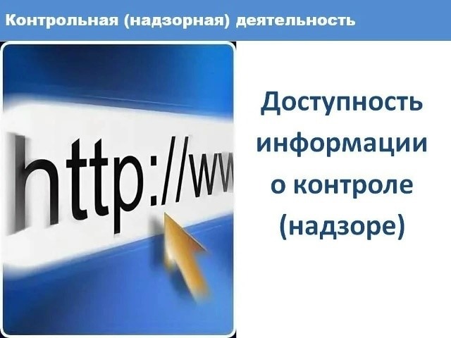 Информация для контролируемых лиц.